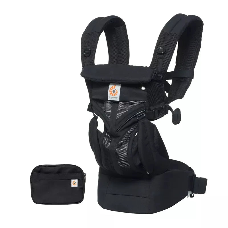 ergobaby carrier black Ergobaby All Carry Positions Breathable Baby Carrier