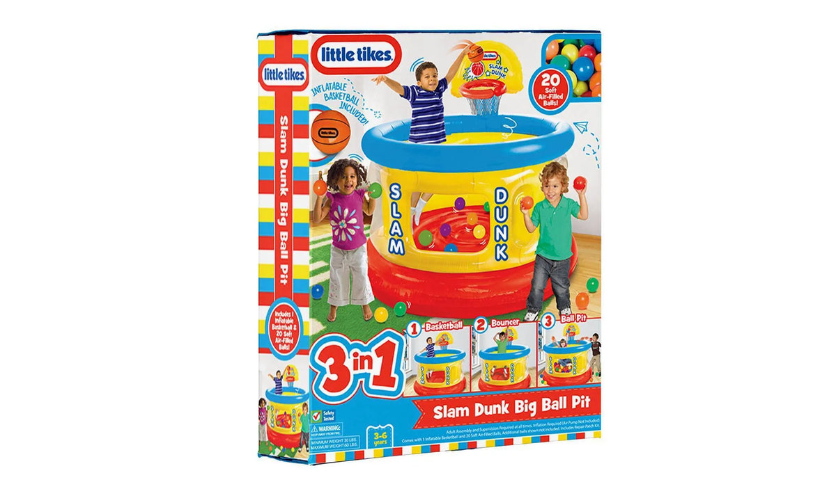 Little Tikes Slam Dunk Big Ball Pit - For Ages 3-6 – REBEL