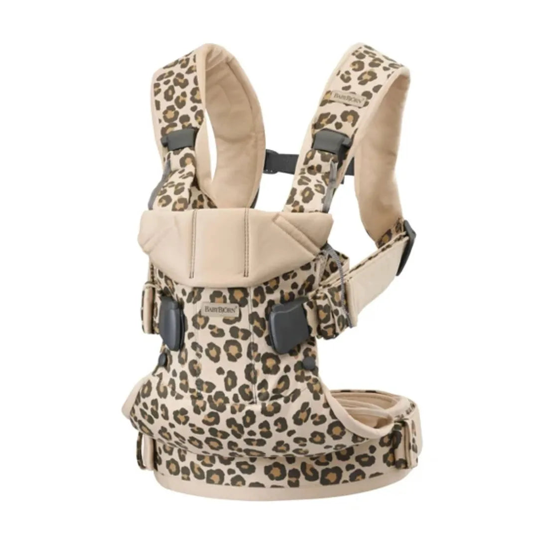 BabyBjörn Baby Carrier One - Beige/Leopard, Cotton – REBEL