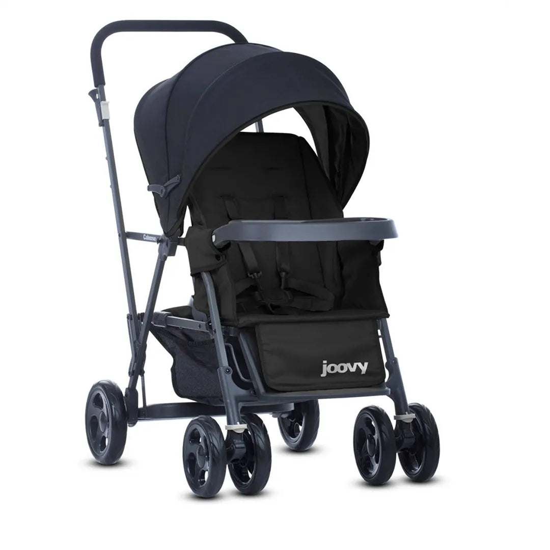 joovy caboose graphite double stroller Joovy Caboose Graphite Sit Stand Double Stroller