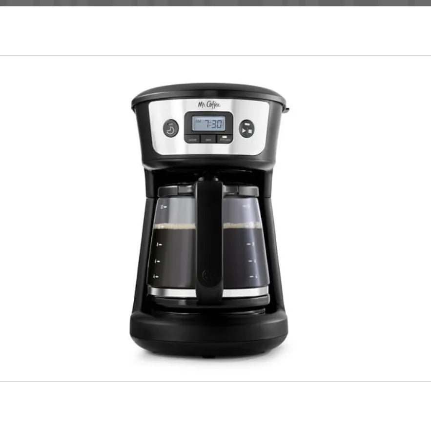 black 12 cup coffee maker Mr. Coffee 12-Cup Programmable Coffee Maker with Strong Brew Selector –  REBEL