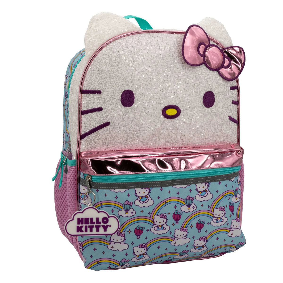 hello kitty backpack rainbow fuzzy Hello kitty Kids' 16" Backpack