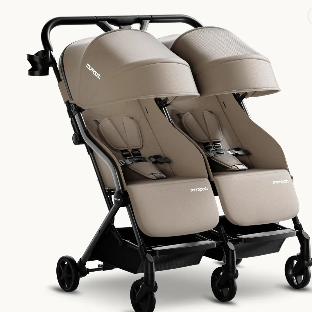 Lithe Double Stroller Khaki – REBEL - Main Image