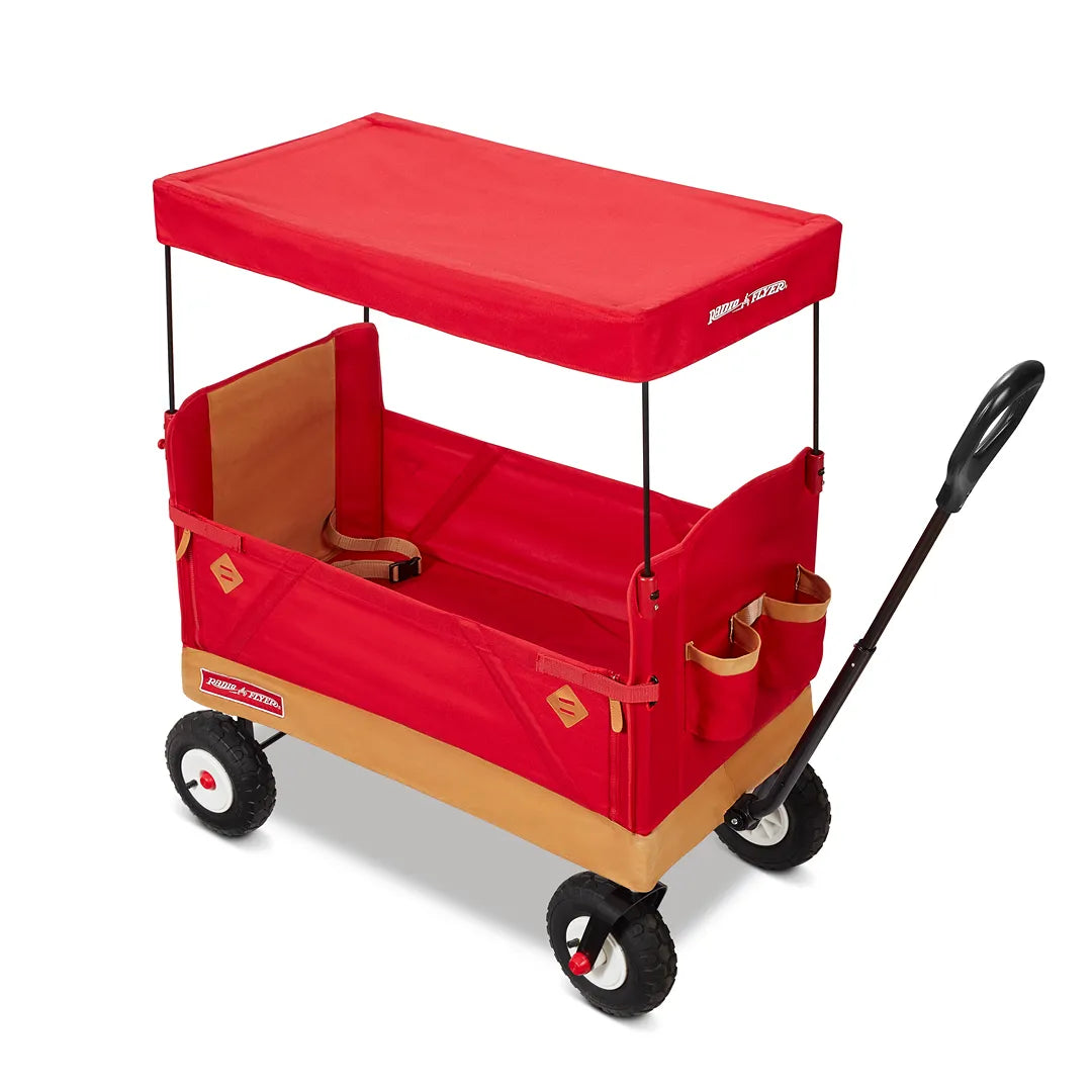 Radio Flyer - Folding Sport Wagon With Canopy - Alpine - REBEL