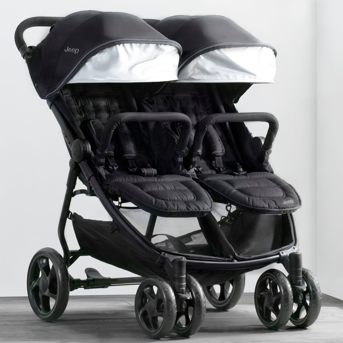 JEEP BY DELTA CHILDREN Destination Side X Side Double Ultralight Stroller   REBEL