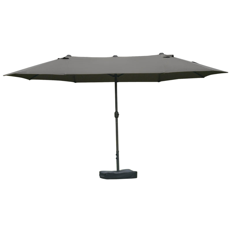 blue patio umbrella with white pole 8ft-10ft Auto Tilt Sunbrella Patio Umbrella | Fiberglass Ribs, Aluminum Pole  | Wind Resistant