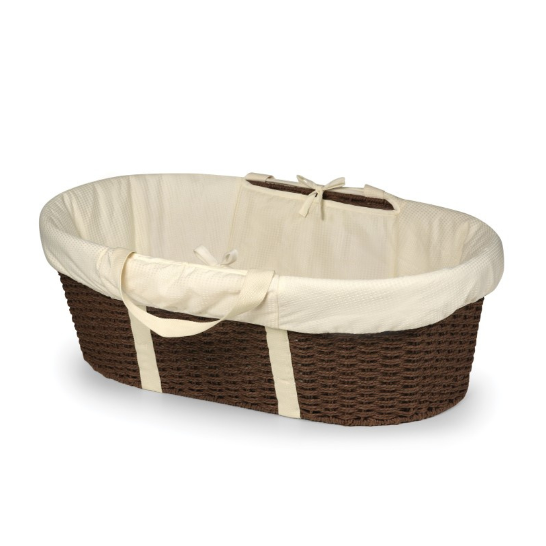uppababy moses basket BADGER BASKET Wicker-Look Woven Baby Moses Basket with Bedding