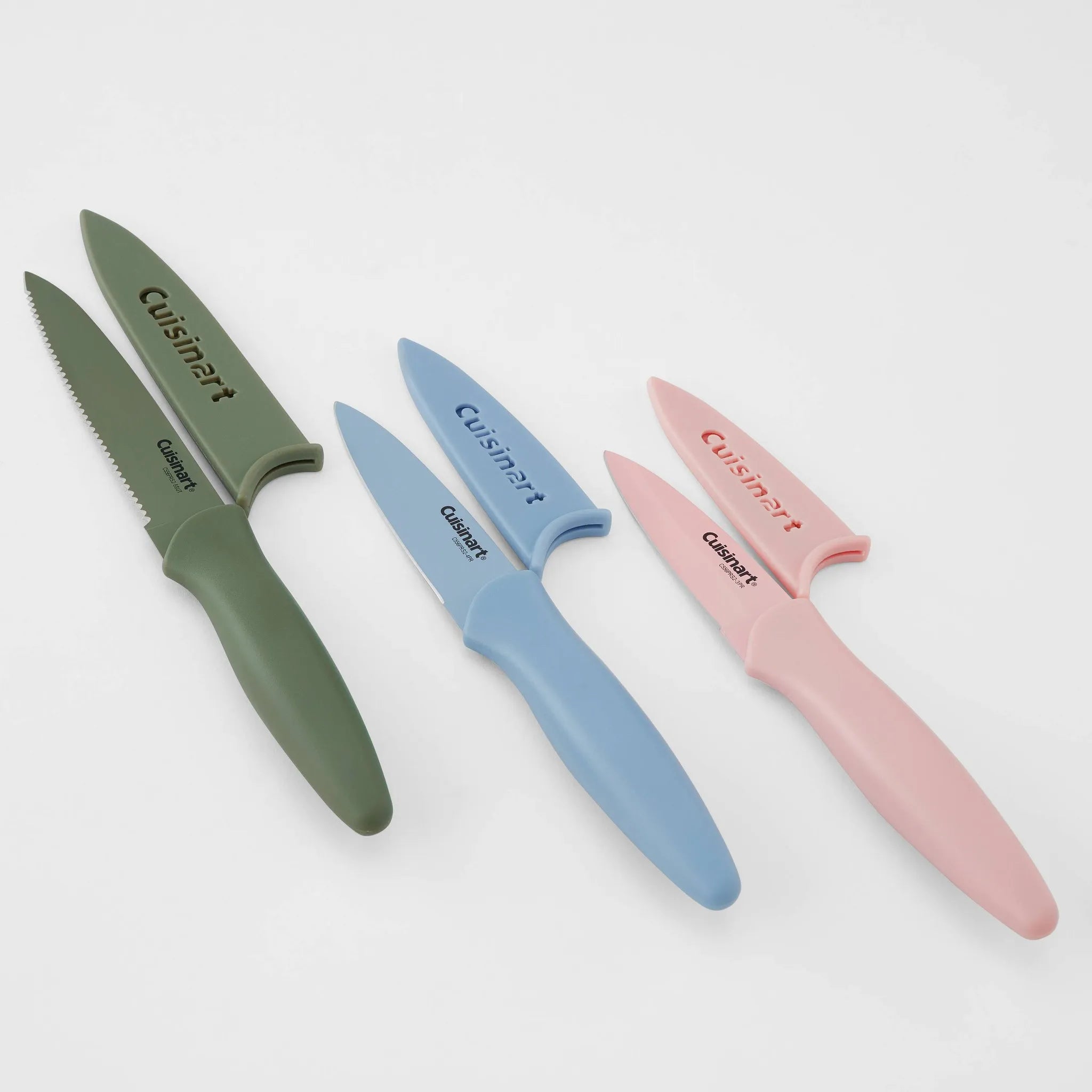 Cuisinart 6pc Nonstick Utility & Paring Knife Set - Blue