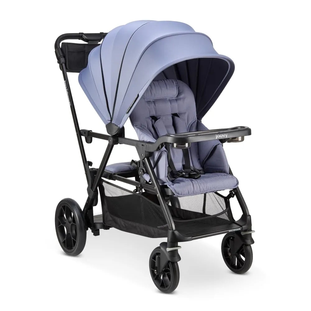 joovy double stroller frame Joovy Caboose RS Sit and Stand Double Stroller- Slate – REBEL