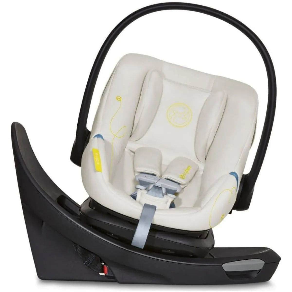 Cybex Aton G Swivel Infant Car Seat with SensorSafe - Seashell Beige