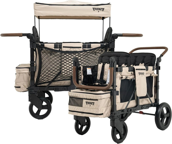 Keenz XC+Evo Luxury Comfort Stroller Wagon 4 Passenger - Mocha – REBEL