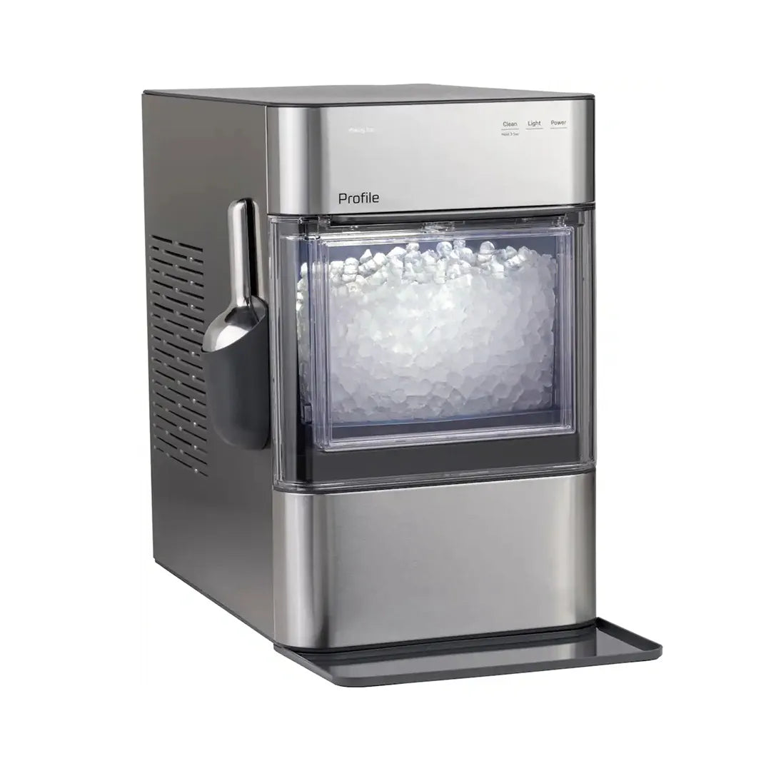 GE Profile - Opal 2.0 Ultra Nugget Ice Maker with Side Tank and Scale Inhibiting Filter - Stainless Steel