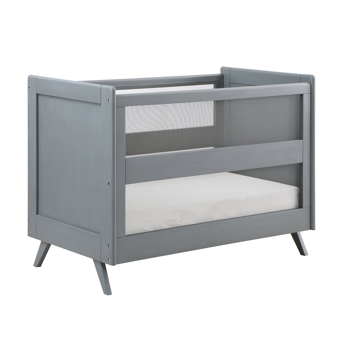 Breathable™ Mesh 3-in-1 Convertible Crib — Gray — Greenguard Gold Cert ...