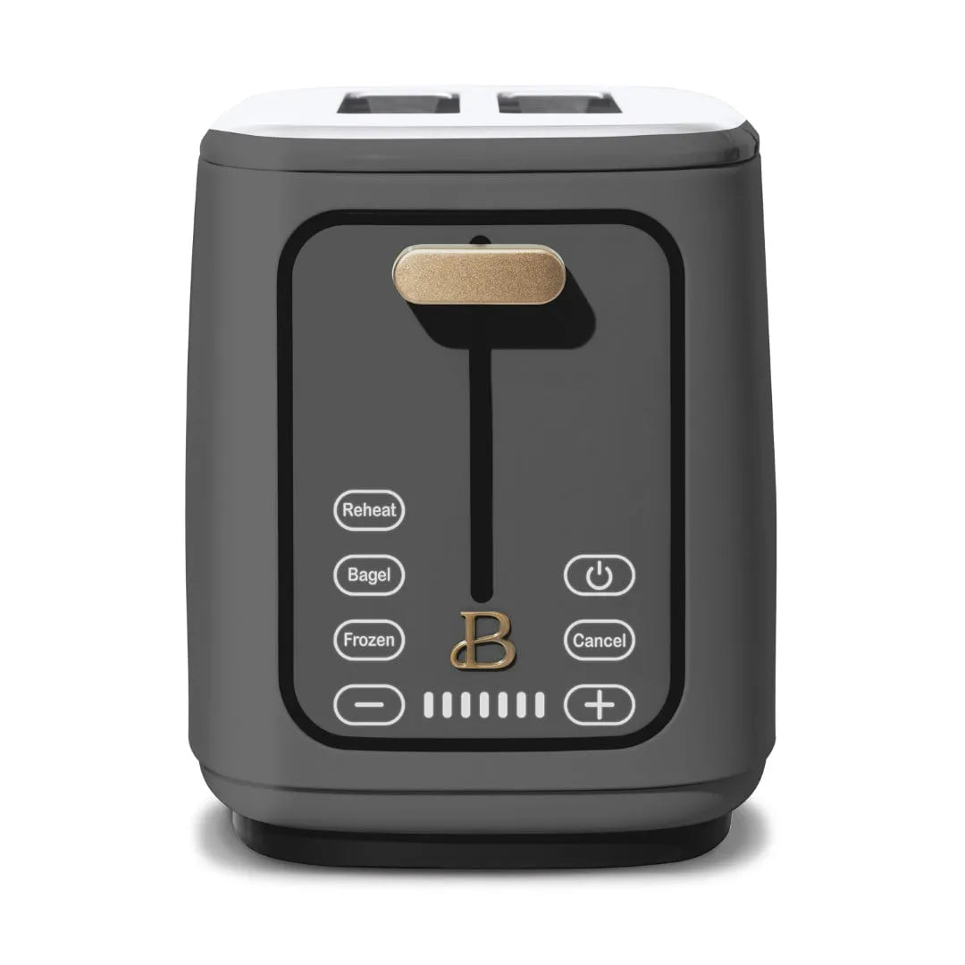 Beautiful 2-Slice Toaster With Touch-Activated Display, Oyster Gray – REBEL