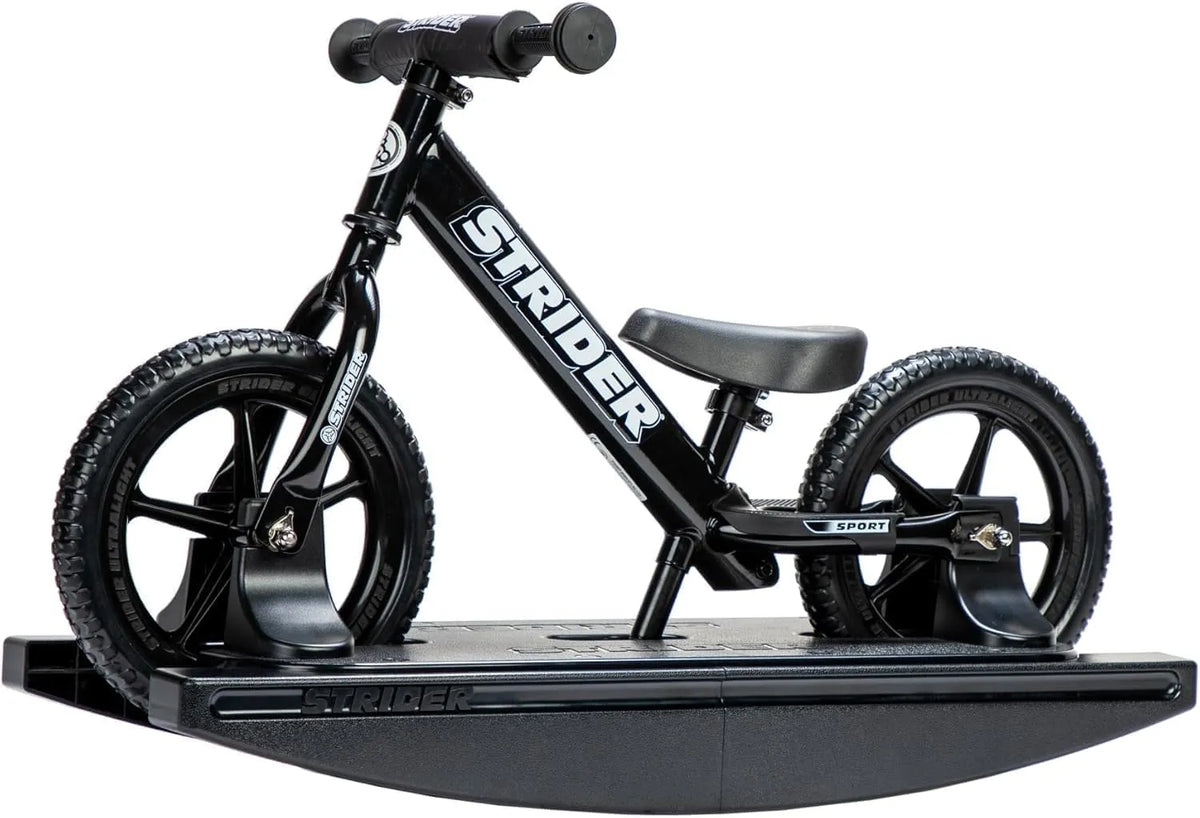 Strider Balance Bike with Rocking Base - Black – REBEL