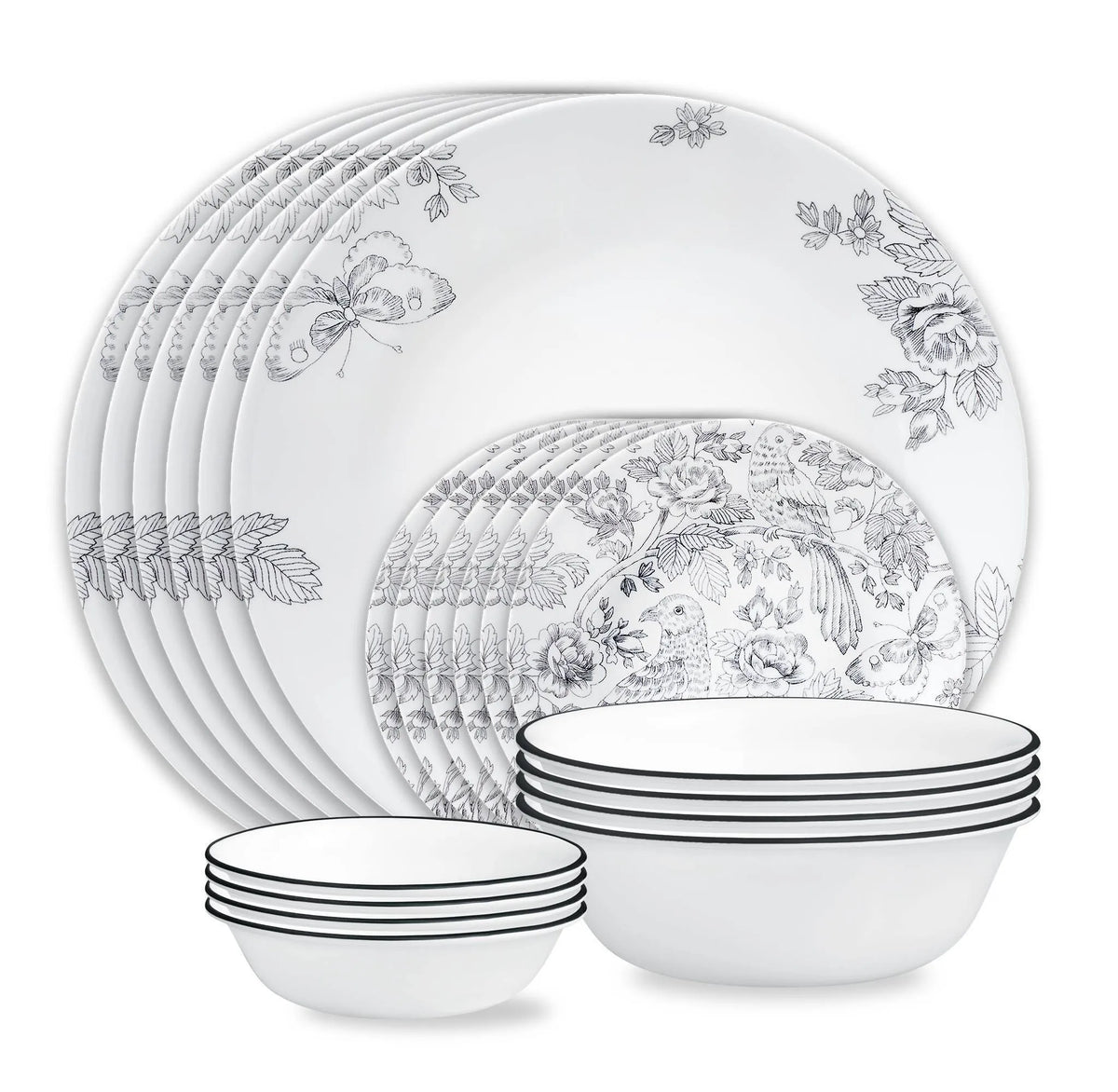 Corelle 16pc Francheska Dinnerware Set – REBEL