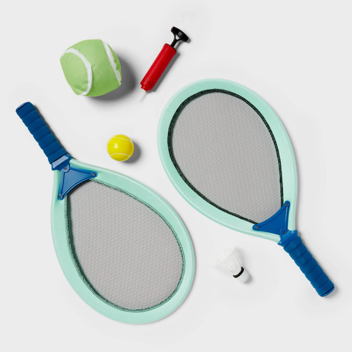 Sun Squad Racket Badminton Set 6pc - Aqua Blue – REBEL