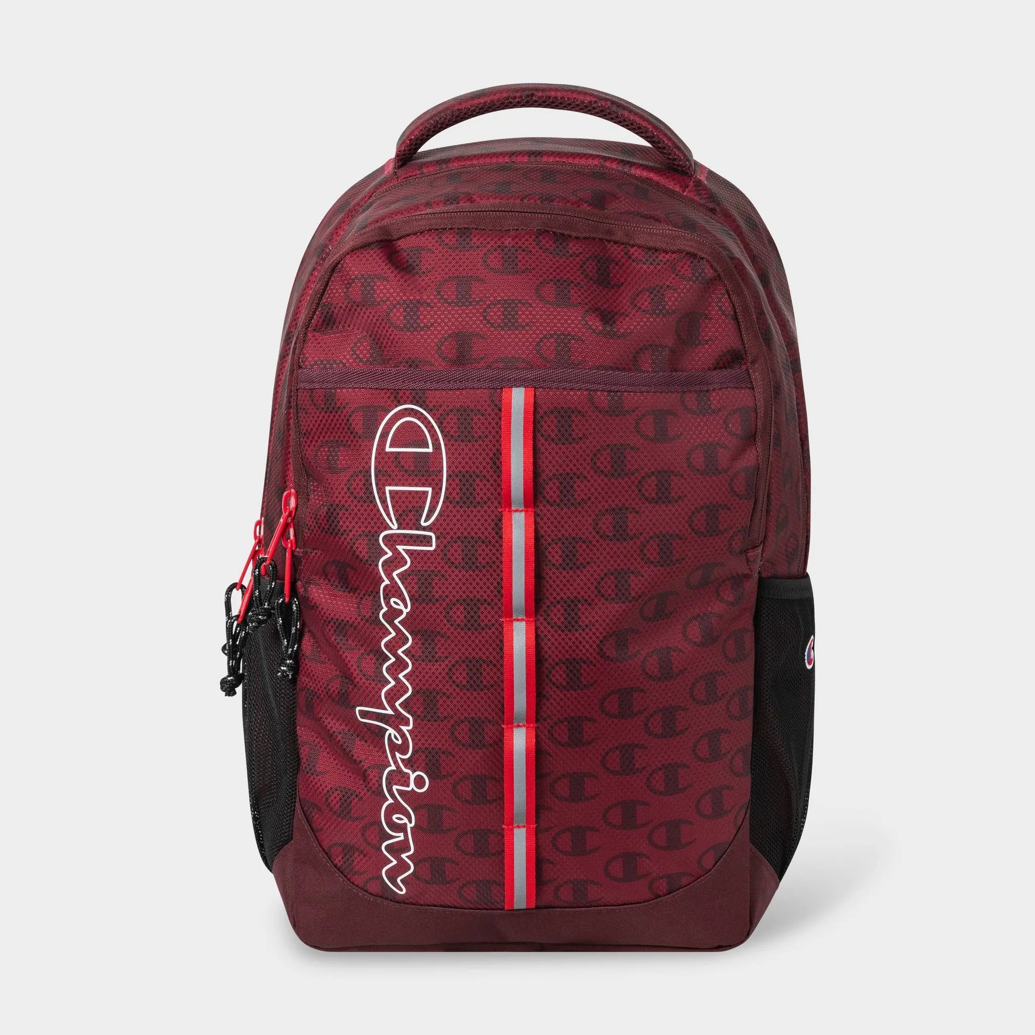 champion leather logo backpack Champion Center Backpack