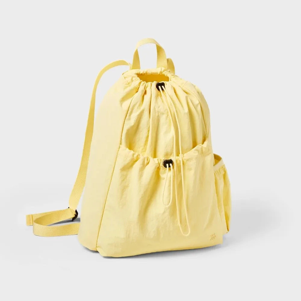 lululemon cinch backpack All In Motion - - Yellow Grizzly Jig Company - Compatible Sleeve permsale COLOR:JR083 WICKED WITCH