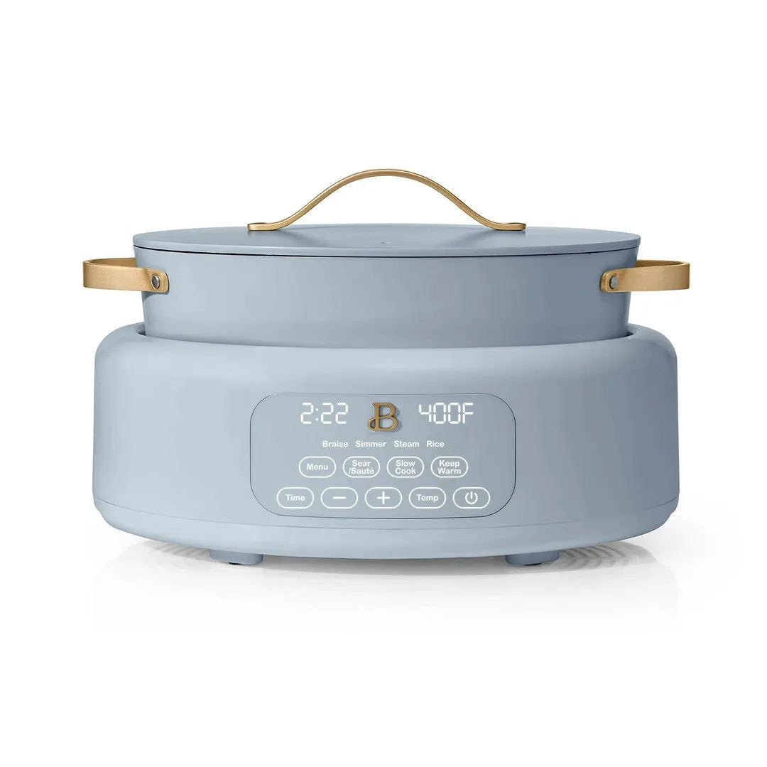 10 in Qt Electric Multi-Cooker, Cornflower Blue by Drew Barrymore