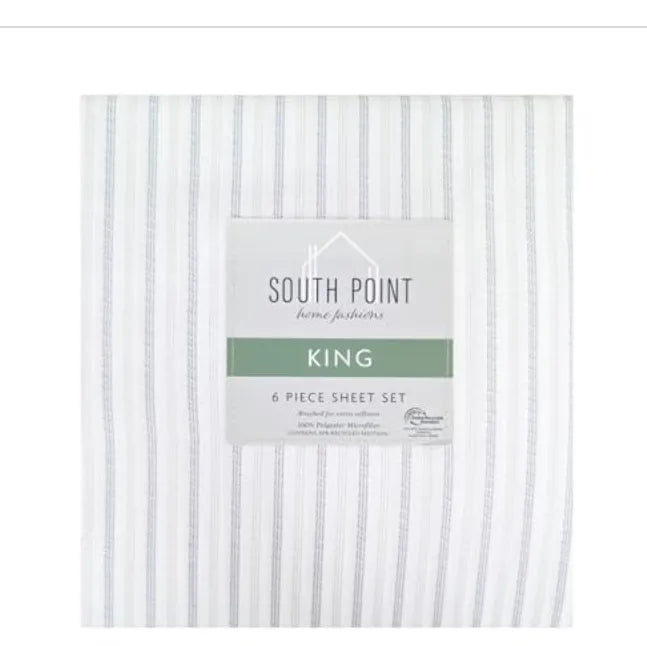 South point 6-Piece Printed Sheet Set - Extra Deep Queen/King – REBEL