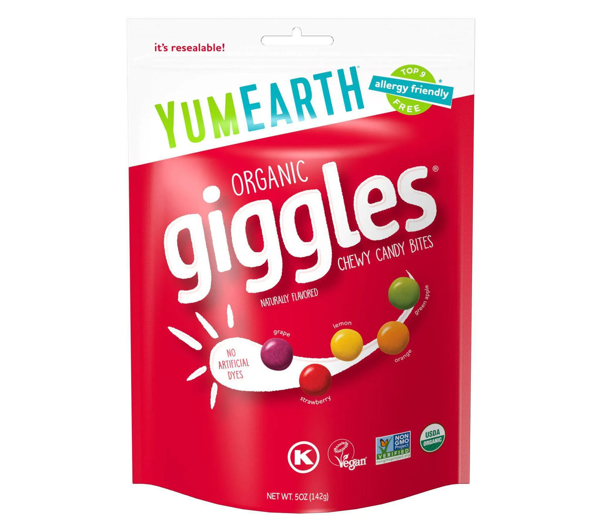 YumEarth Organic Giggles Candy Bites - 5oz – REBEL