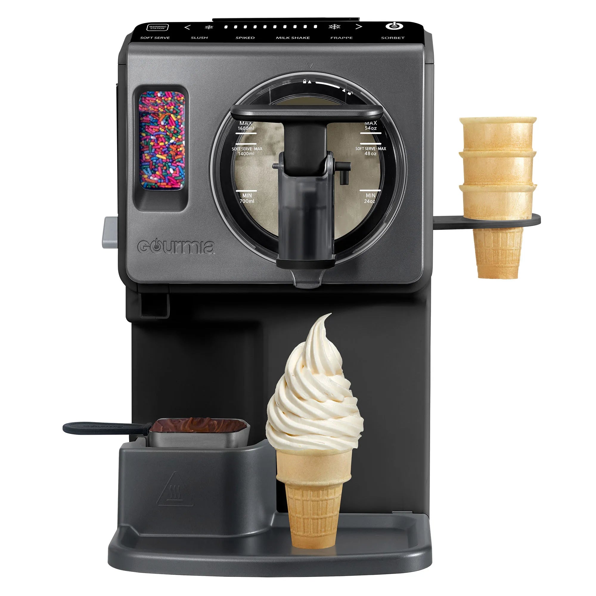 Gourmia 自動ソフトサーブアイスクリームメーカー 2L Gourmia Soft Serve Ice Cream Maker - Multi – REBEL