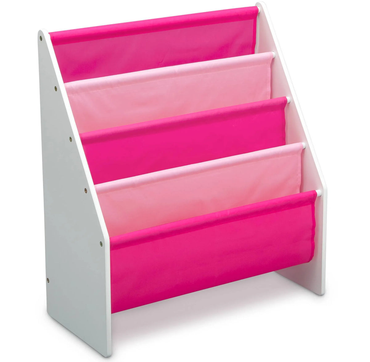Delta Children Sling Book Rack Bookshelf for Kids' - White/Pink – REBEL