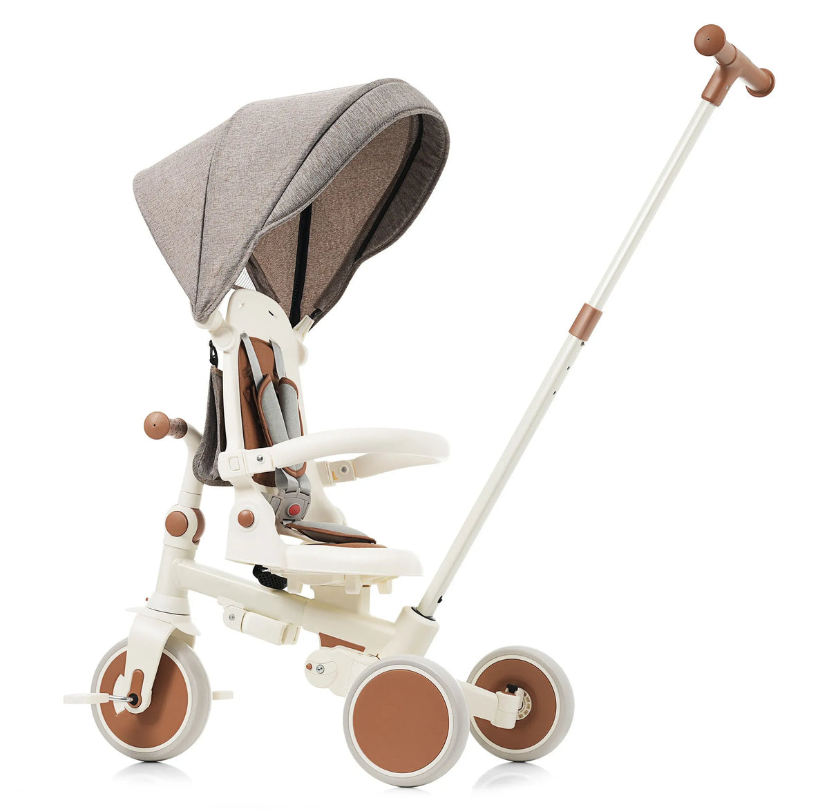 Merax 7-in-1 Foldable Toddler Tricycle - Ivory – REBEL