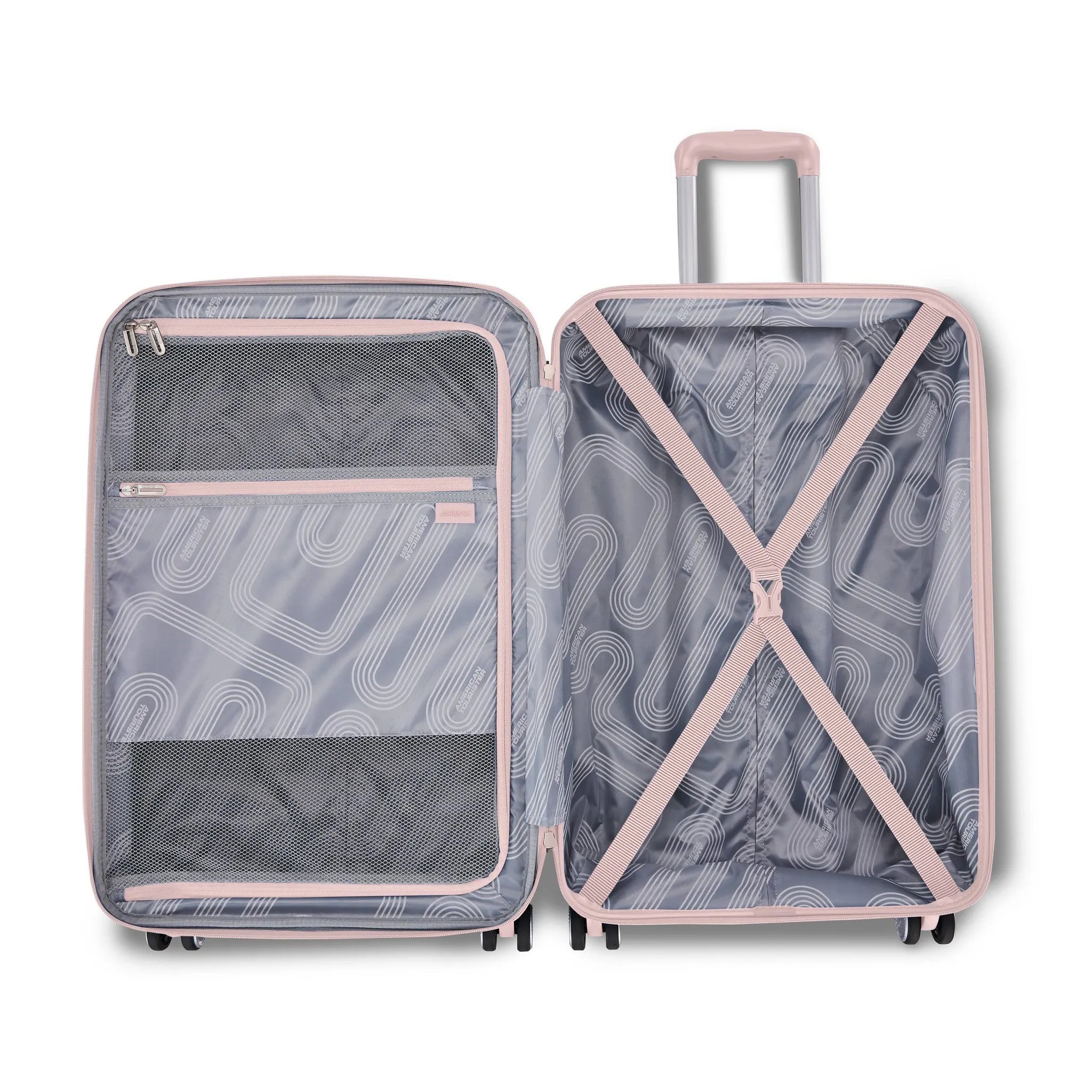 American Tourister Hardside Luggage Spinner - Pink Blush – REBEL