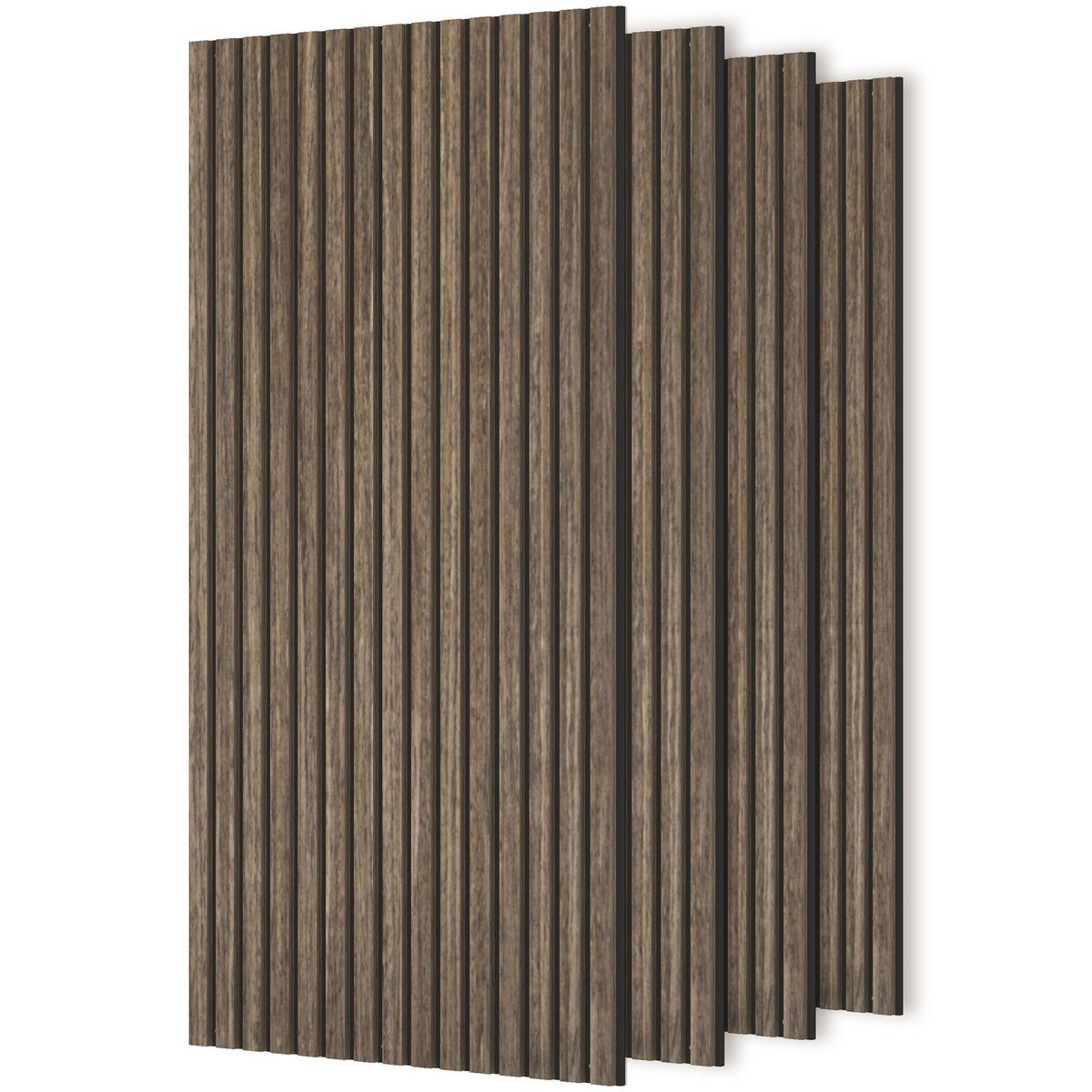 HOMCOM 47" x 24" Wood Panels for Wall, 4 Pack Acoustic Panels, Sound ...