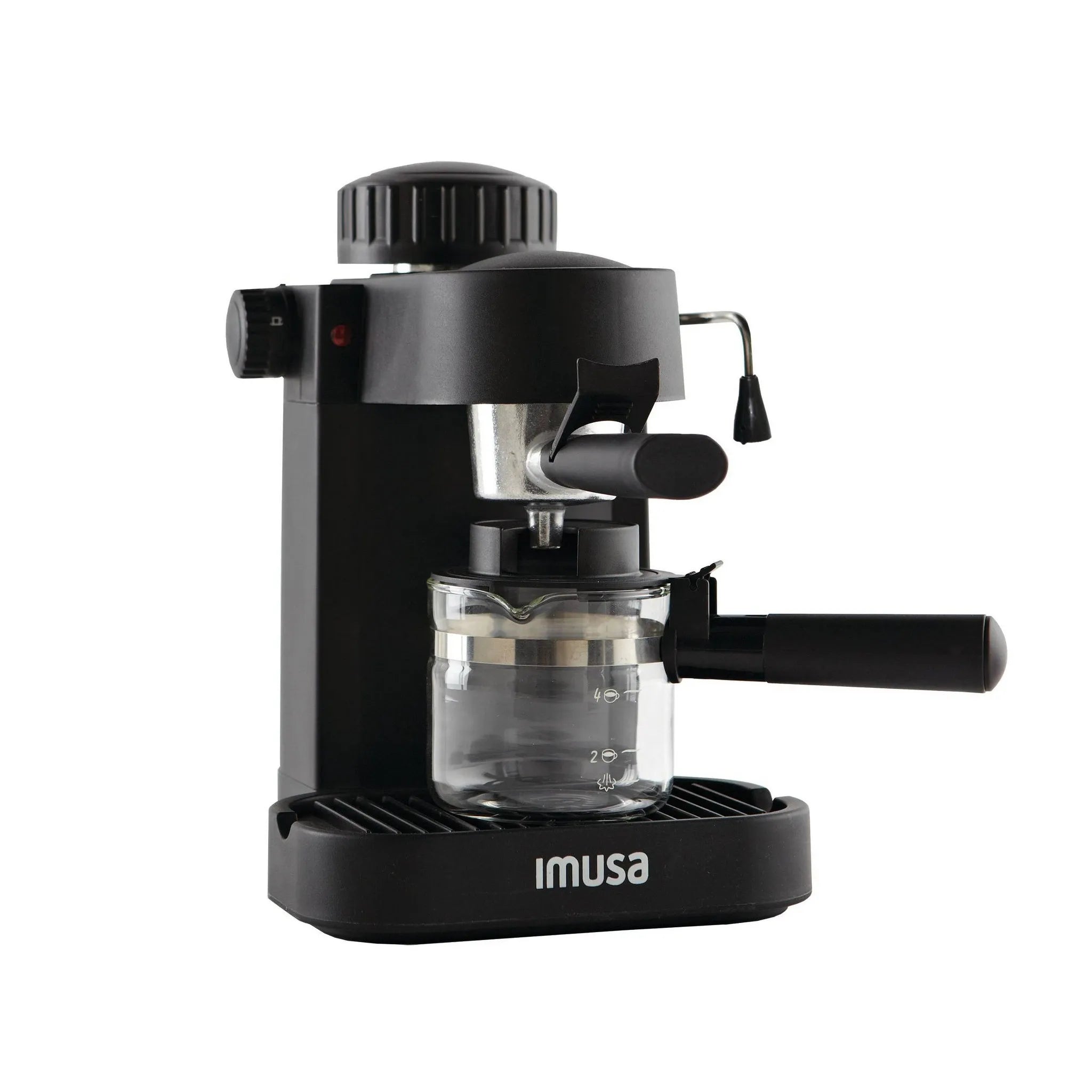 IMUSA USA LLC 4 Cup Electric Espresso/Cappuccino Maker 800 Watts