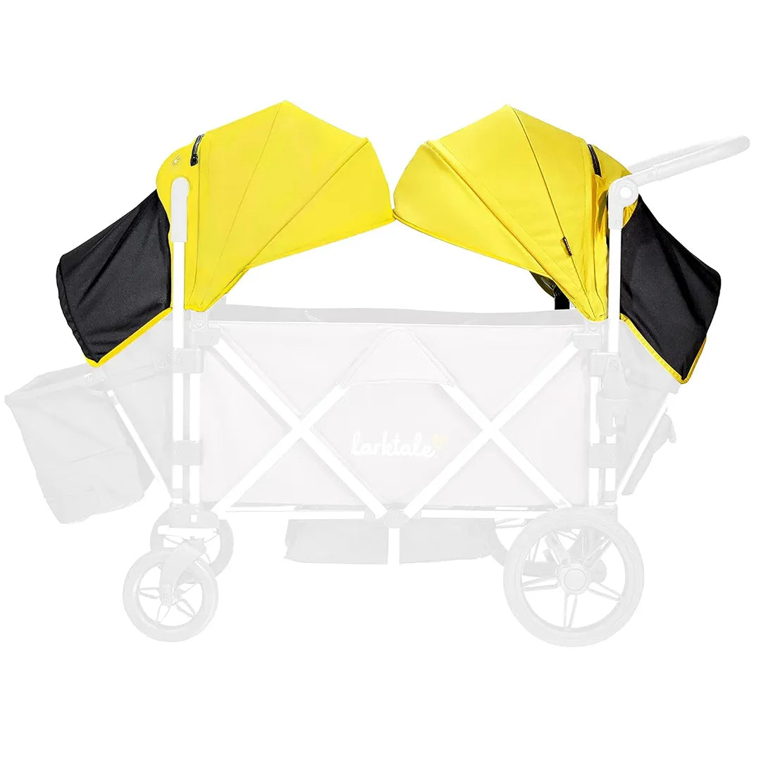 double stroller sun canopy Larktale Sun Canopy Set for The Caravan Stroller/Wagon