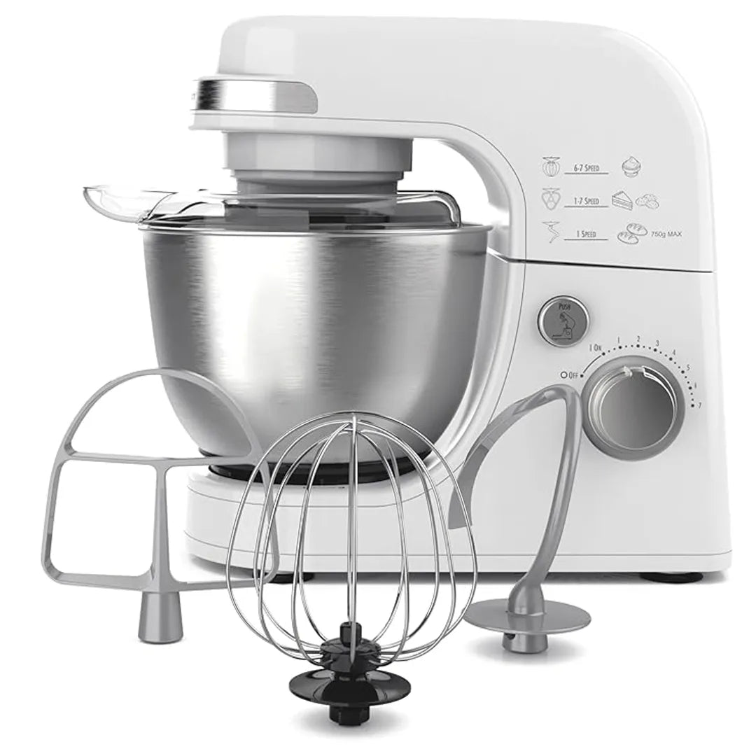 Hamilton Beach Electric Stand Mixer, 4 Quarts, Dough Hook, Flat Beater ...