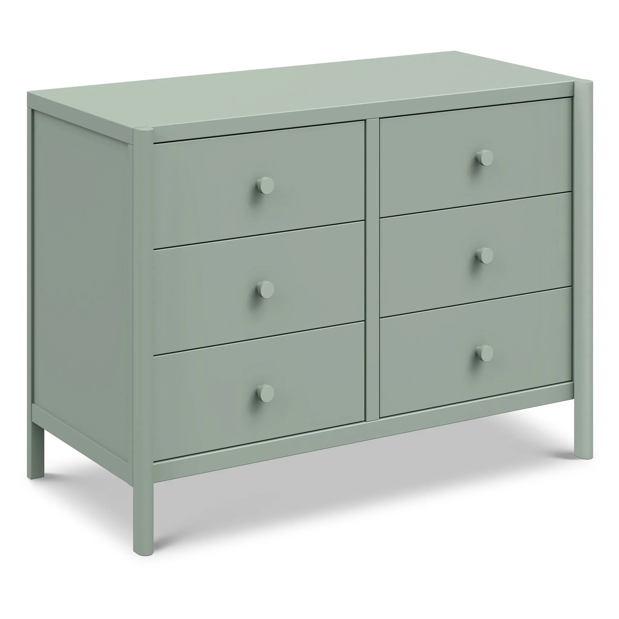 davinci fog grey dresser DaVinci 6-Drawer Child Dresser, Pine Fog Gray
