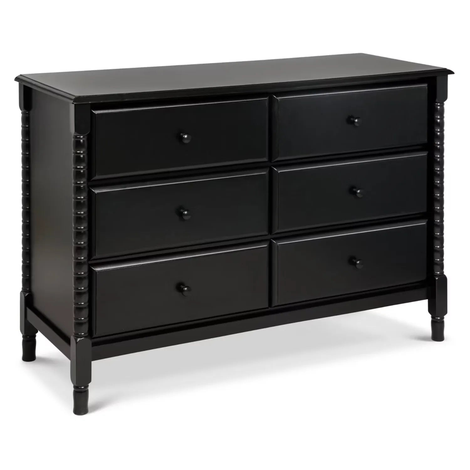 davinci jenny lind 3 drawer changer dresser fog grey Davinci Jenny Lind Spindle 6-Drawer Dresser