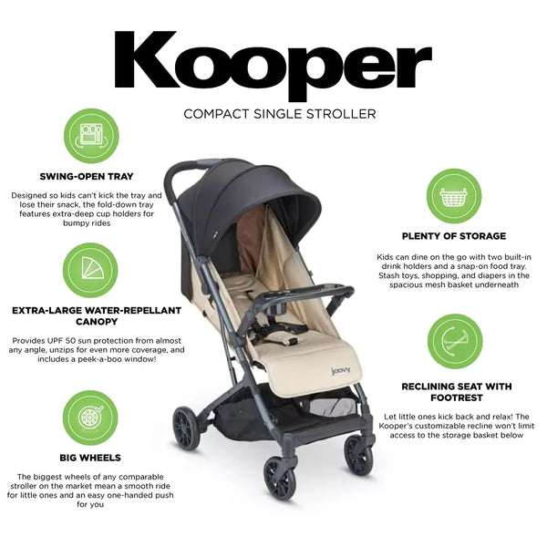 joovy kooper stroller travel bag Joovy Kooper Lightweight Compact Single Stroller With Tray