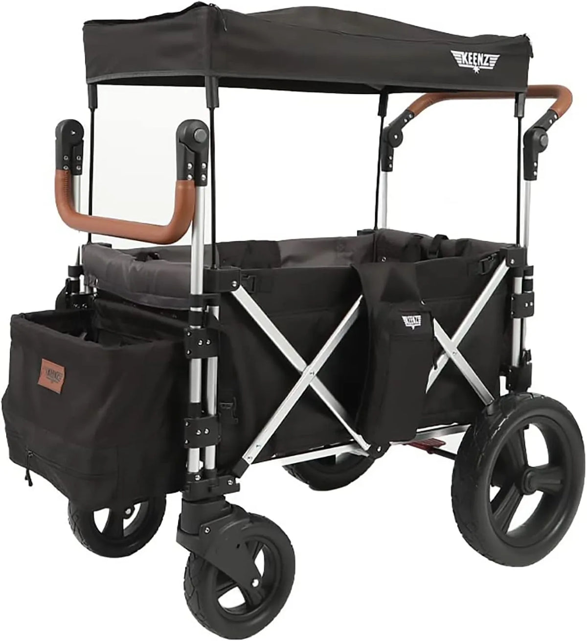 Keenz 7S 2.0 Stroller Wagon, 2 Passenger - Black – REBEL