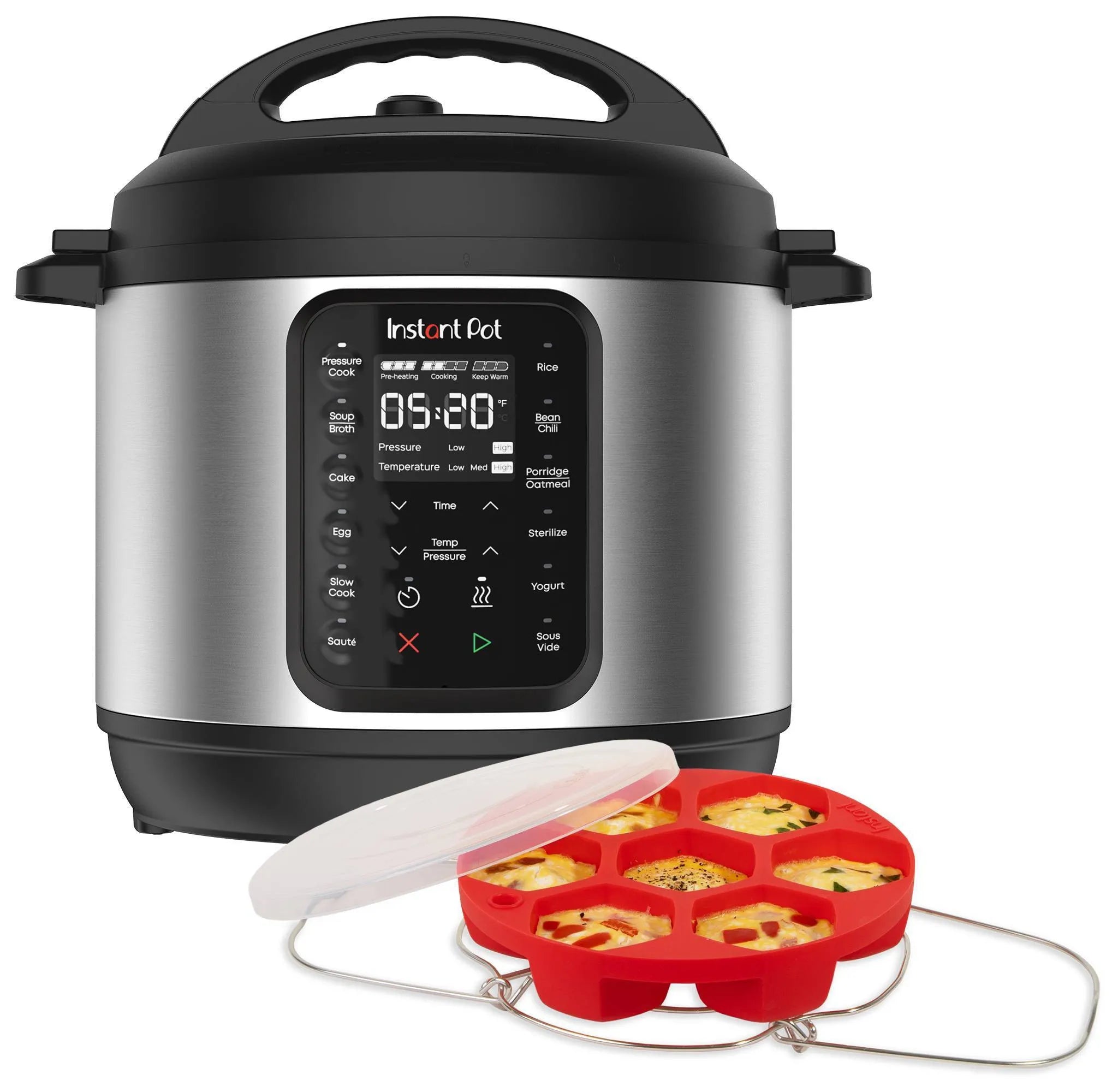 Instant Pot 6qt 9-in-1 Pressure Cooker Bundle