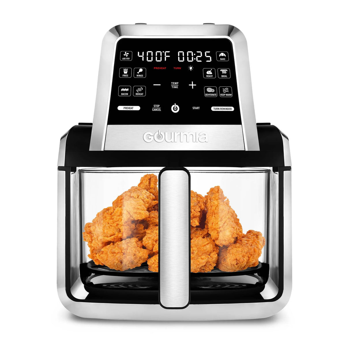 Gourmia - Digital Air Fryer - 7-Qt. Fry 'N Fold - REBEL