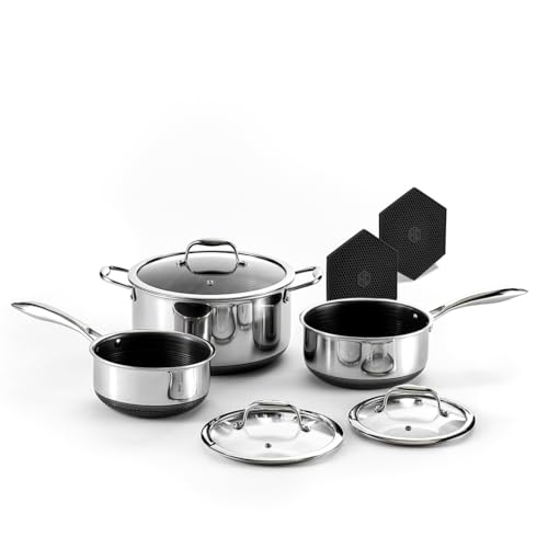 HexClad Hybrid Cookware Nonstick 6-Piece Set – REBEL