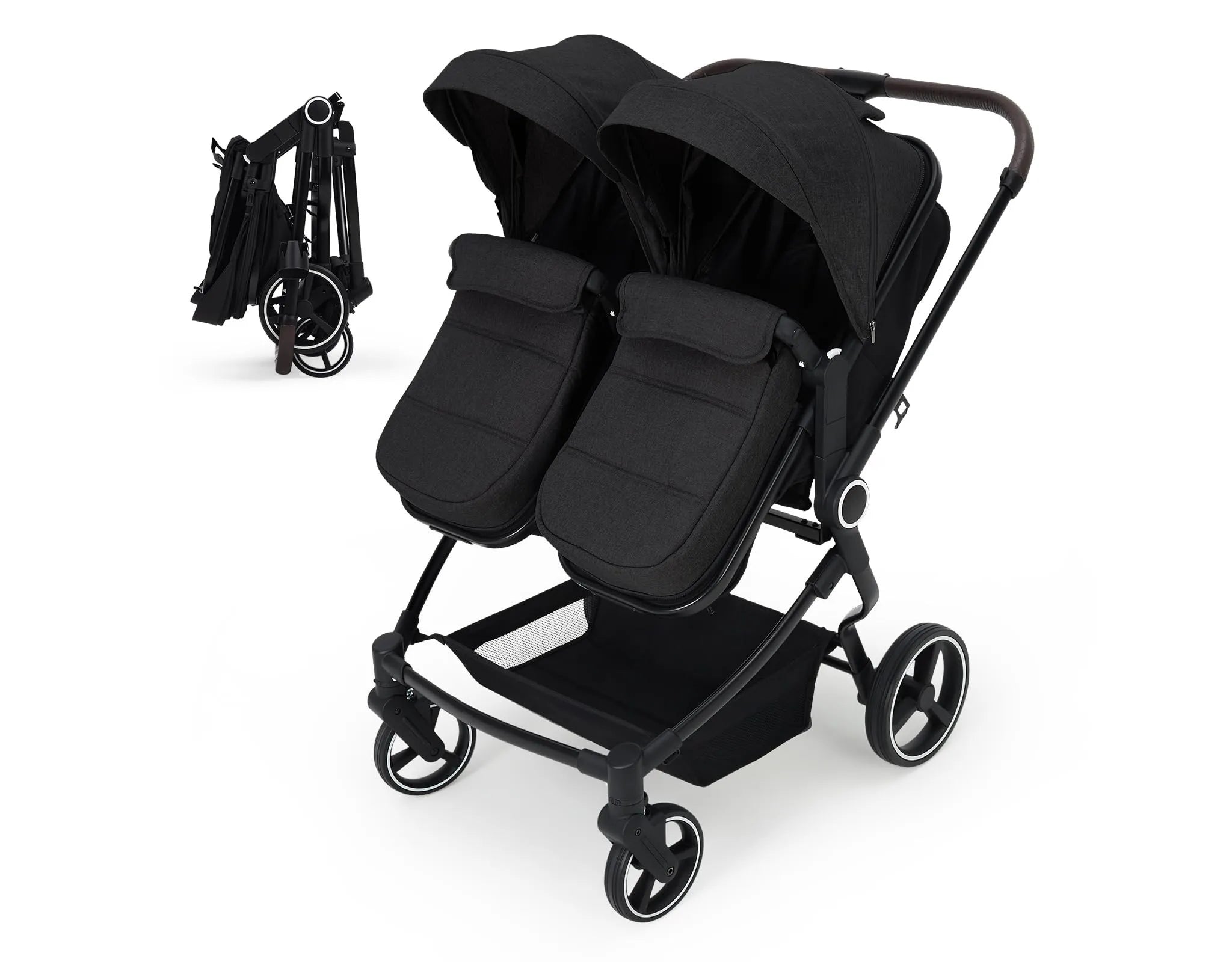 DobleePy Twin Side-by-Side Double Stroller