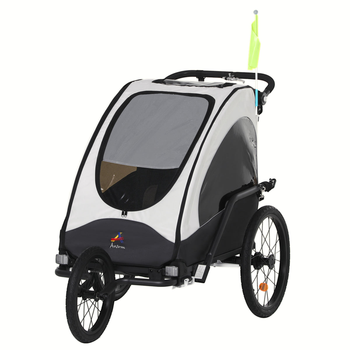 OUTSUNNY Aosom Bike Trailer for Kids 3 In1 Foldable Child Jogger ...