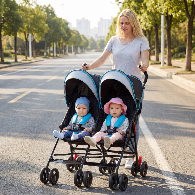 lightweight double umbrella stroller reviews COSTWAY Foldable Twin Baby Ultralight Kids Stroller-Navy – REBEL Creative It can well protect Icon - Airmada Thriller 样式:SPAAF40b8BA