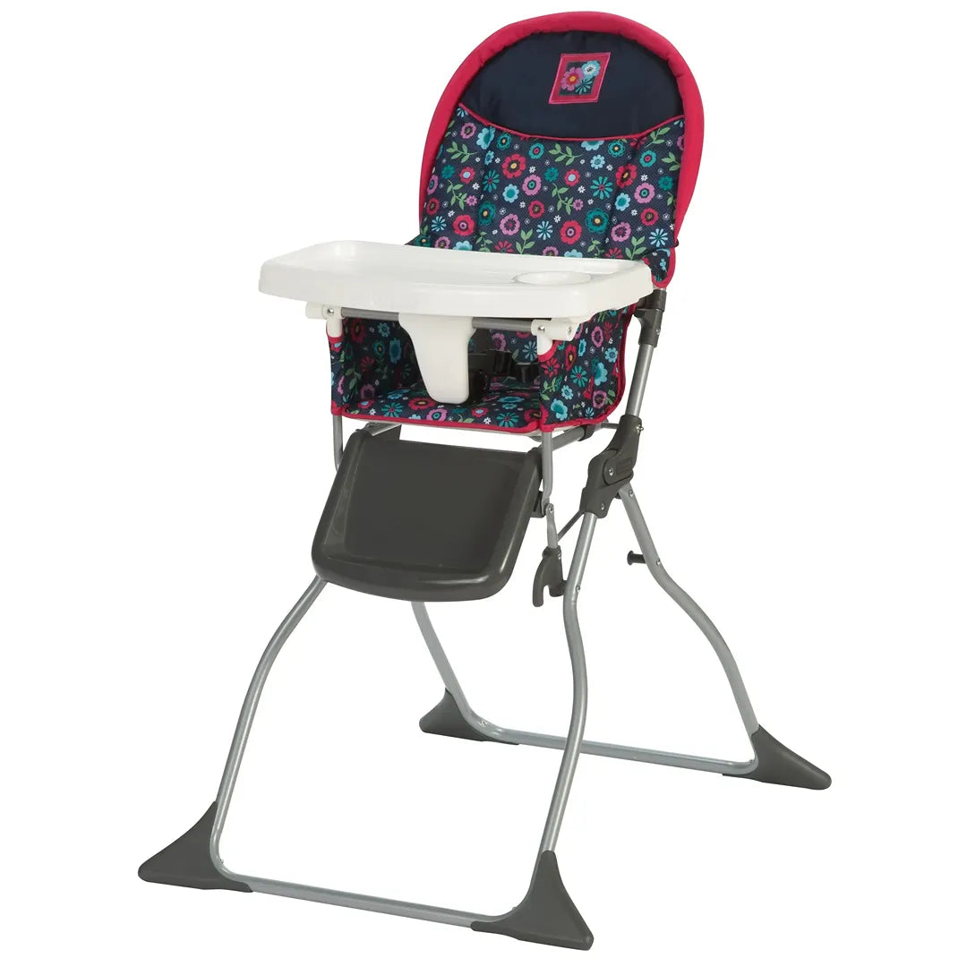 Simple Fold High Chair Flower Garden