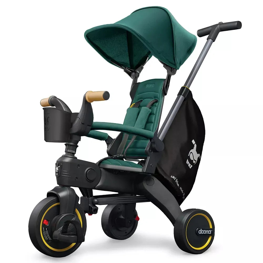 Doona - Foldable Trike Stroller - Racing Green - REBEL