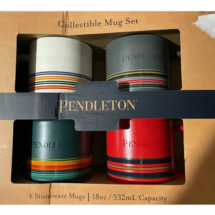 Pendleton Collectible Stoneware Mug Set of 4 – REBEL