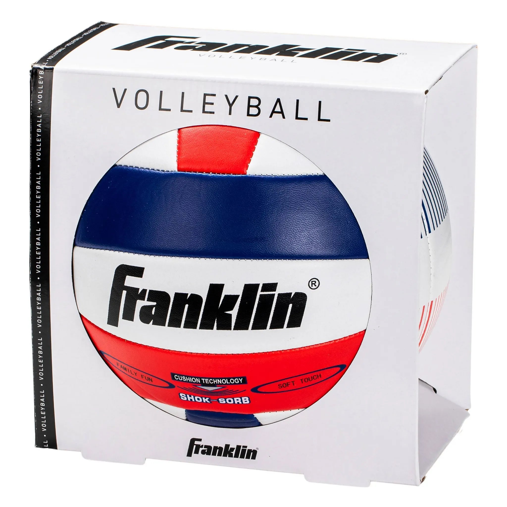 Franklin Sports Super Soft Spike Volleyball - Red/White/Blue – REBEL