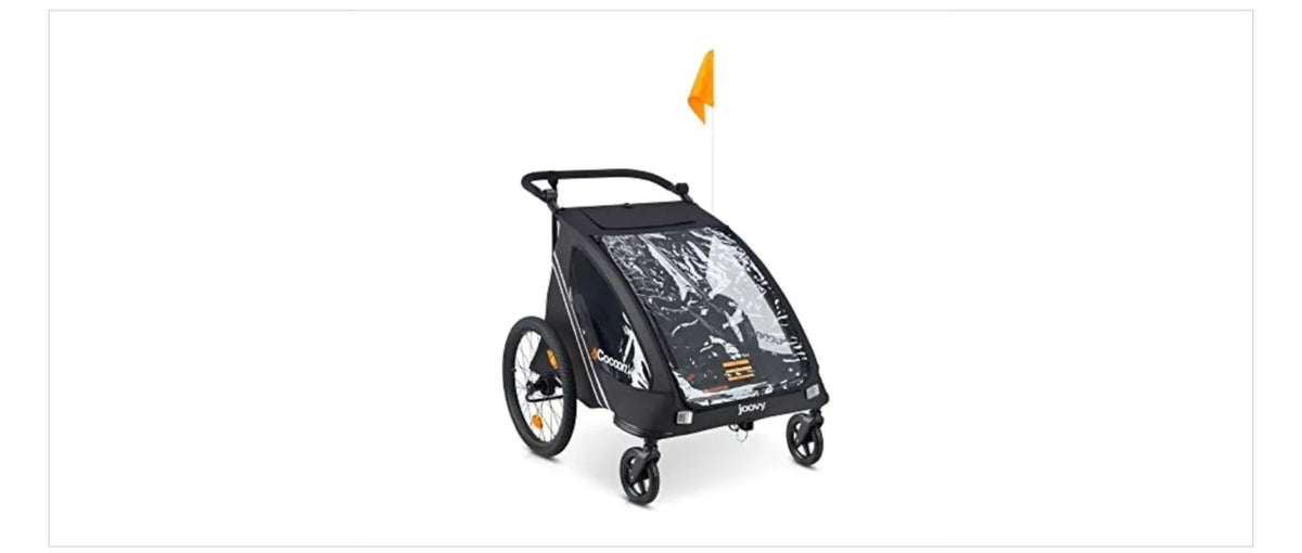 joovy Cocoon X2 Double Stroller And Bike Trailer