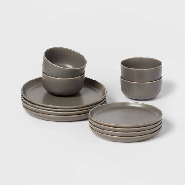Threshold 12pc Stoneware Tilley Dinnerware Set Bronze – REBEL